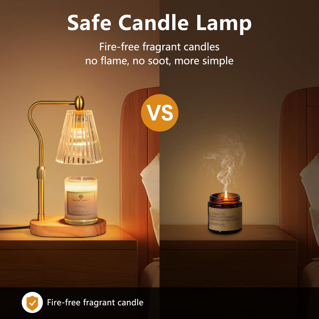 Candle Warmer Lamp with Timer and Dimmer Adjustable Height S8984