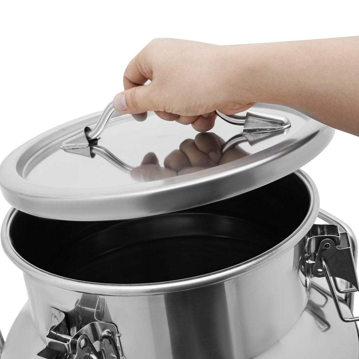 20L Stainless Steel Milk Bucket with Spigot R742411