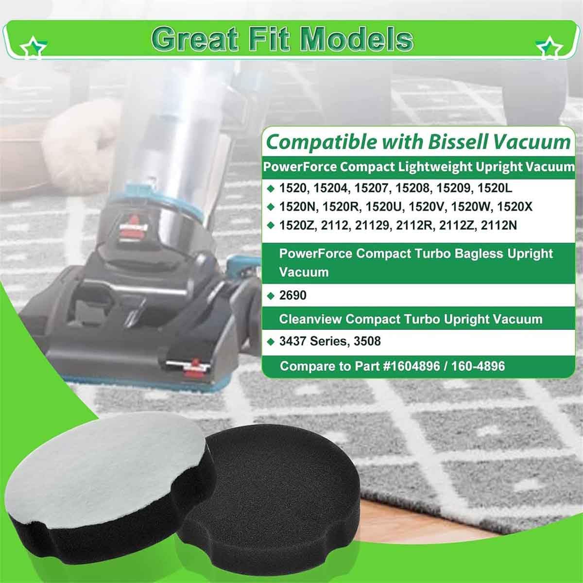 4 Pack Vacuum Cleaner Filter Replacement M777177