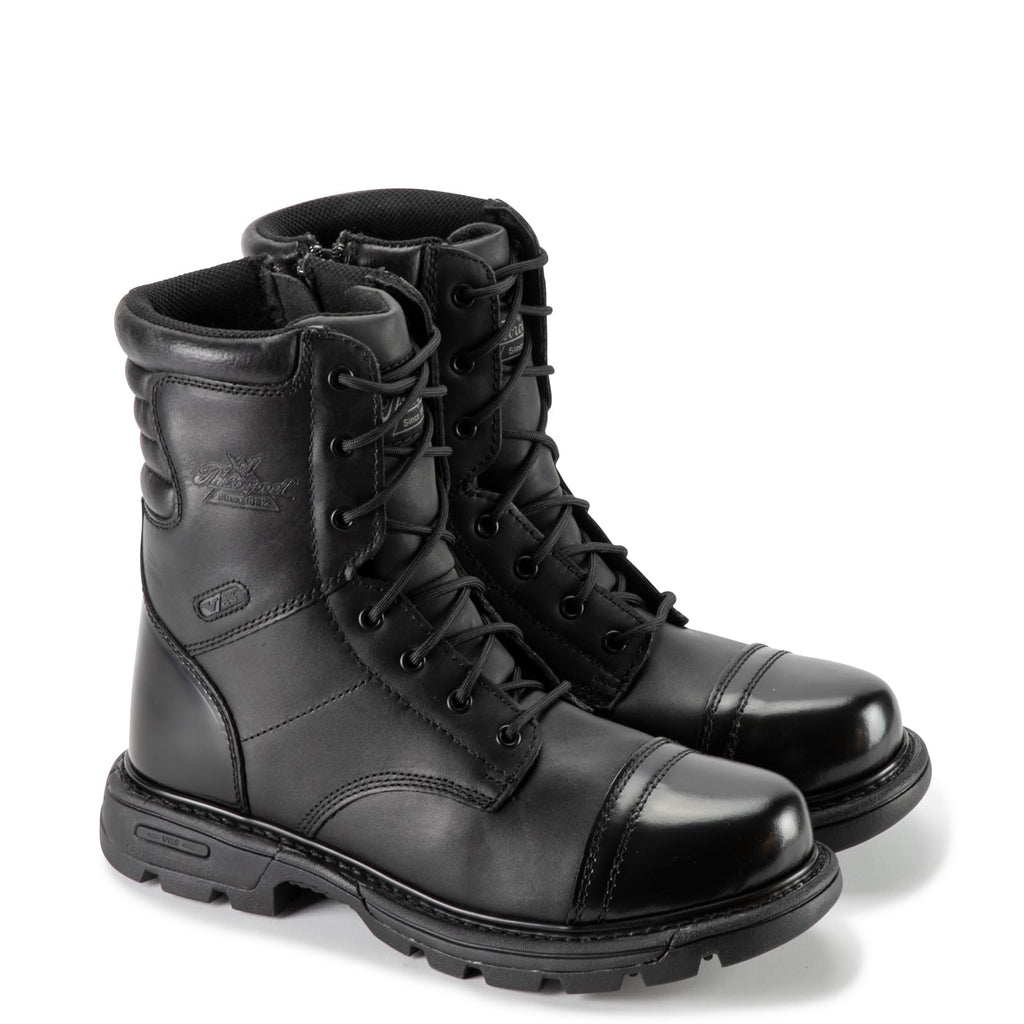8" Side-Zip Leather Tactical Boots T613