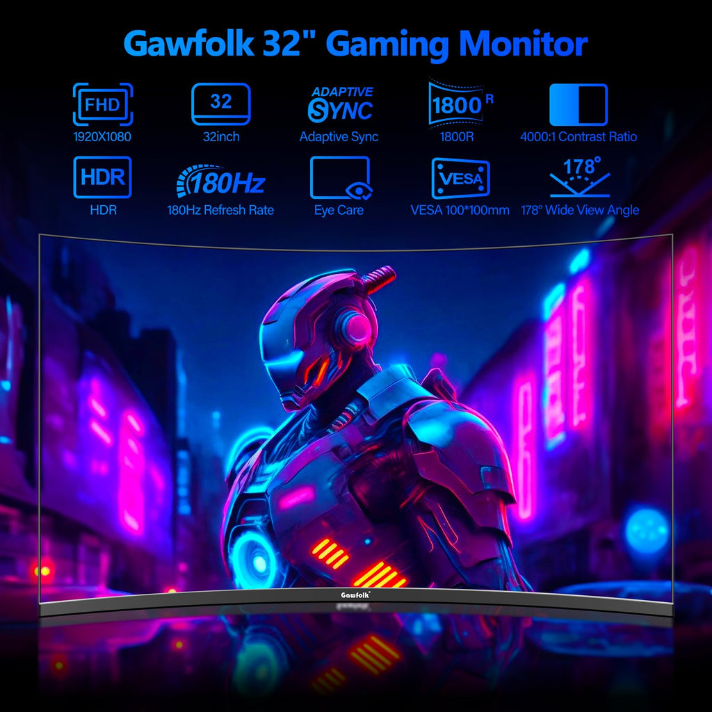 32 inch Curved Gaming Monitor 165HZ A6619