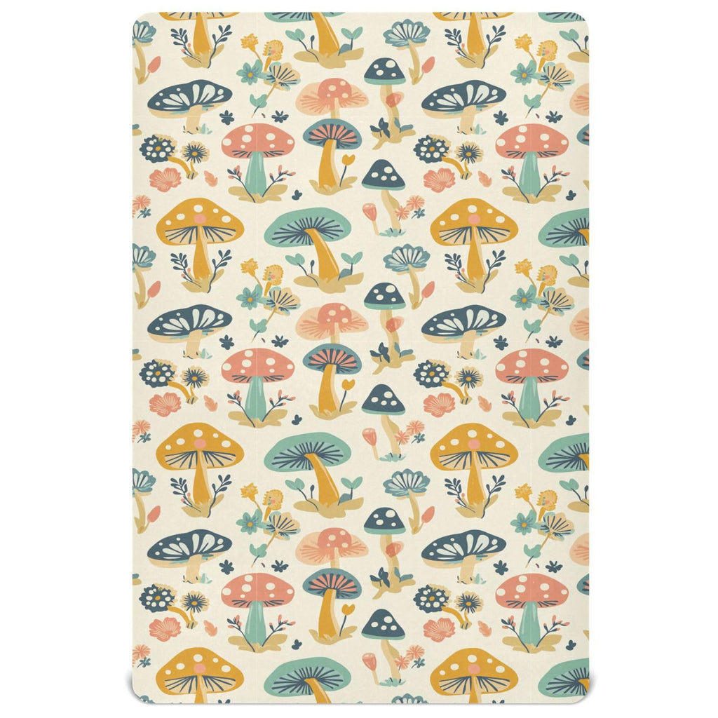 Soft Breathable Microfiber Fitted Crib Sheet, Standard Size 28in x 52in R968646