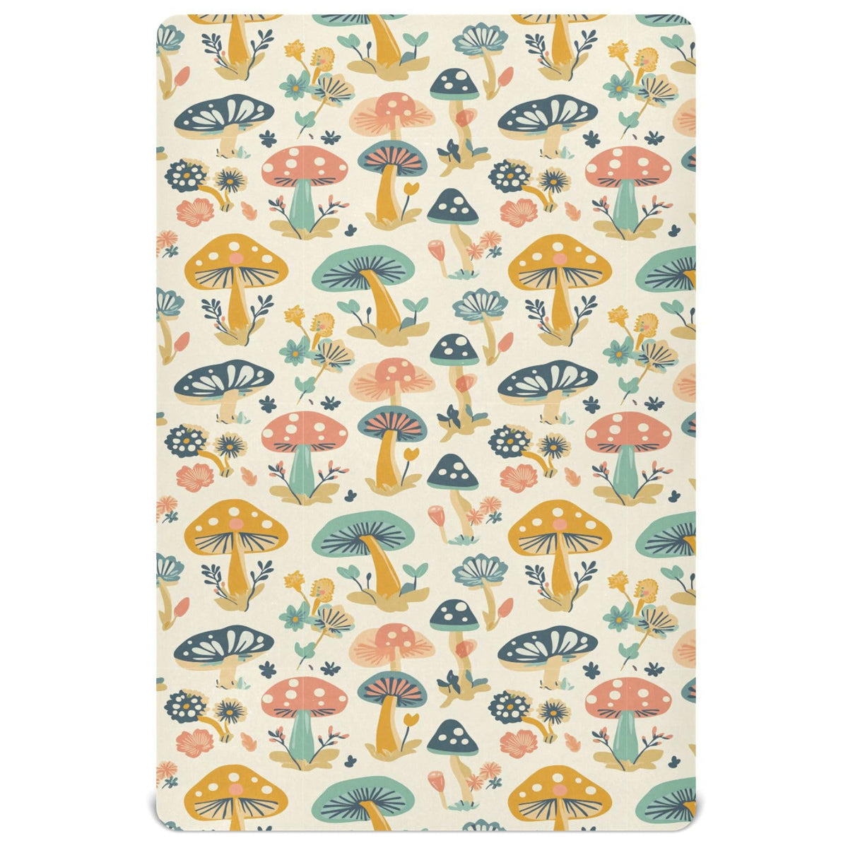 Soft Breathable Microfiber Fitted Crib Sheet, Standard Size 28in x 52in R968646