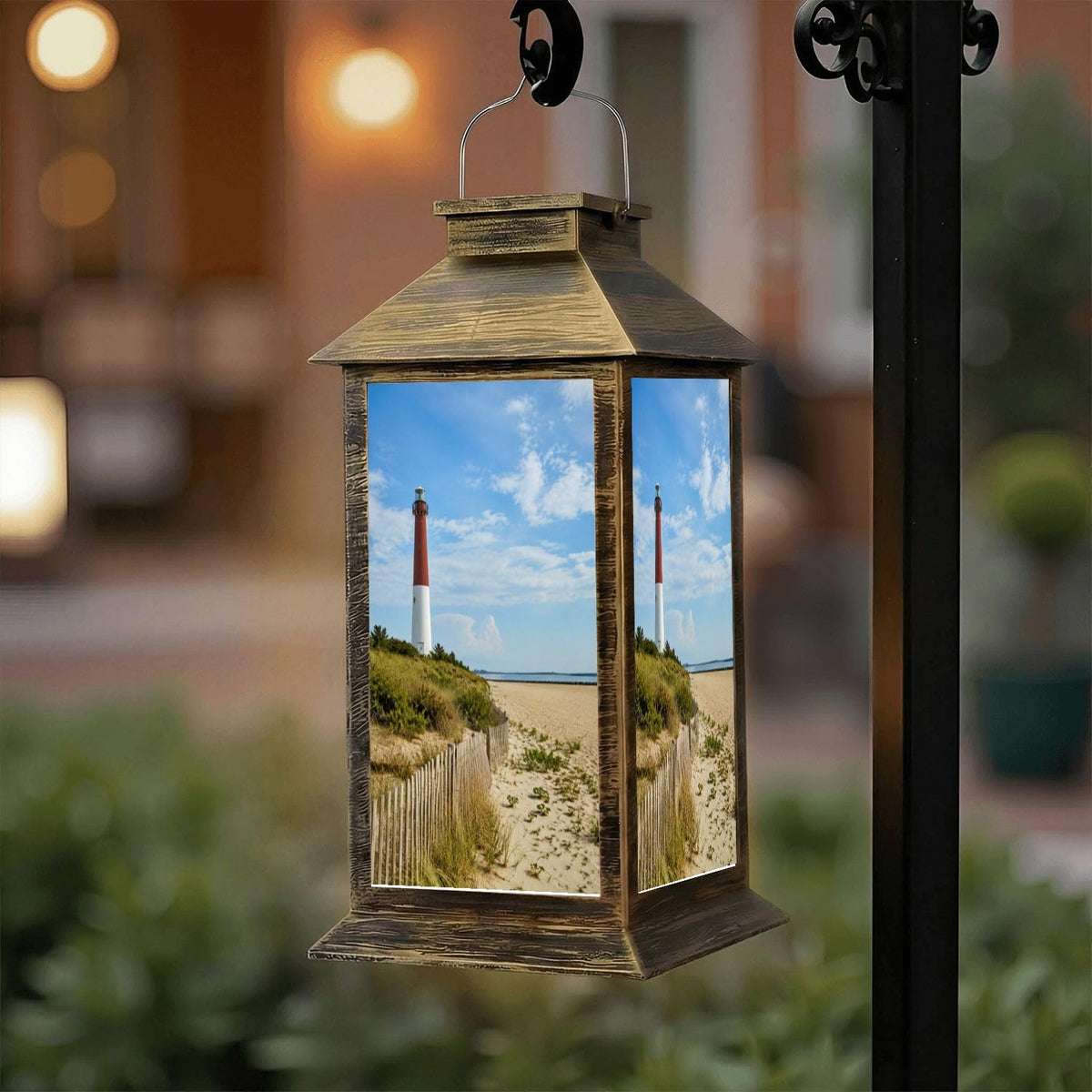 Solar Lantern Outdoor Waterproof LED Hanging Tabletop Lamp N145