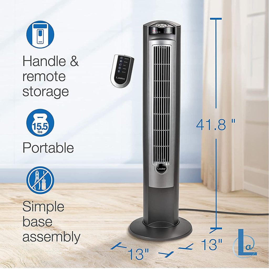 Oscillating Tower Fan with Remote H970755