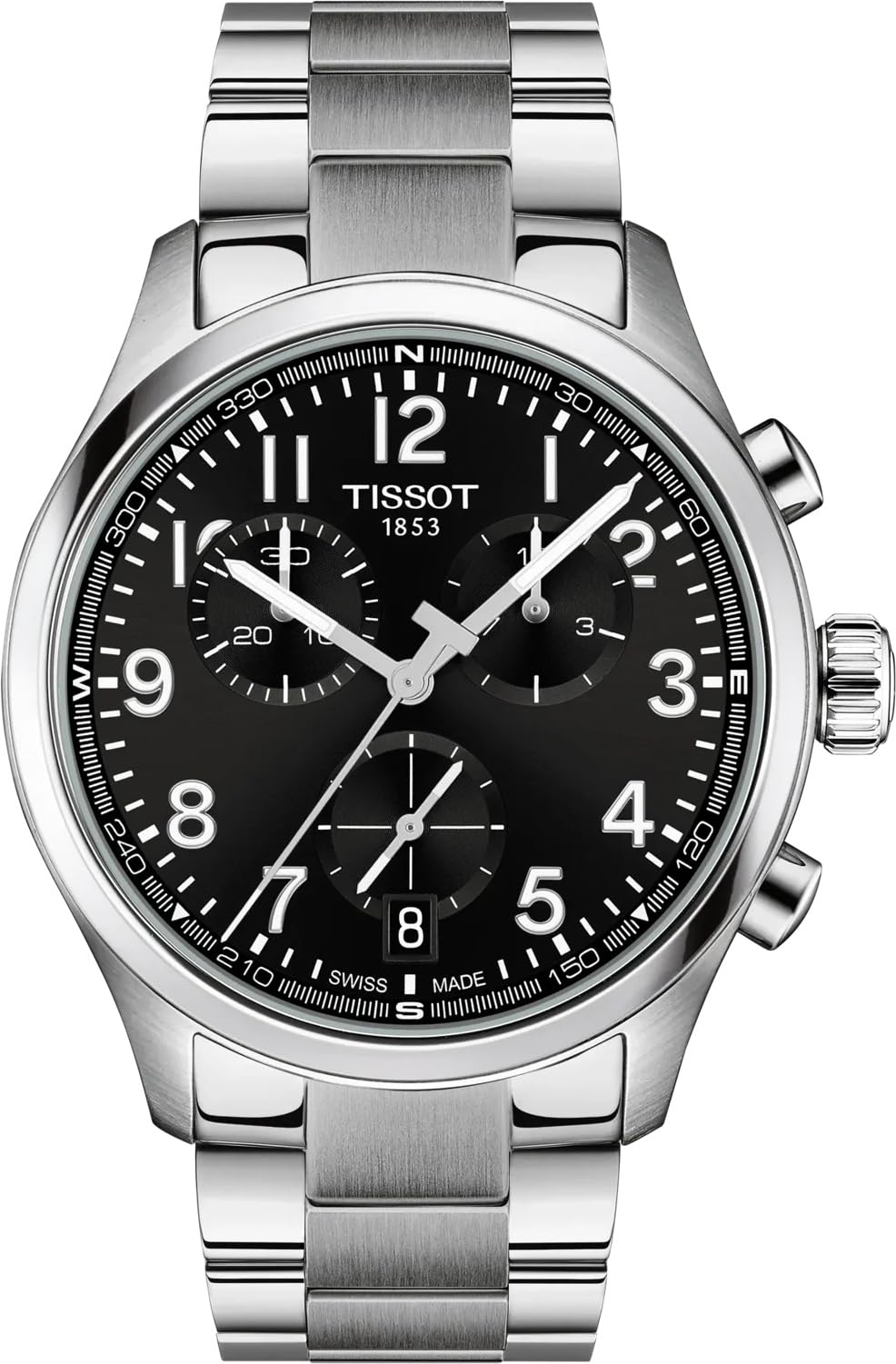 Black Dial 42mm Chronograph Watch A4991