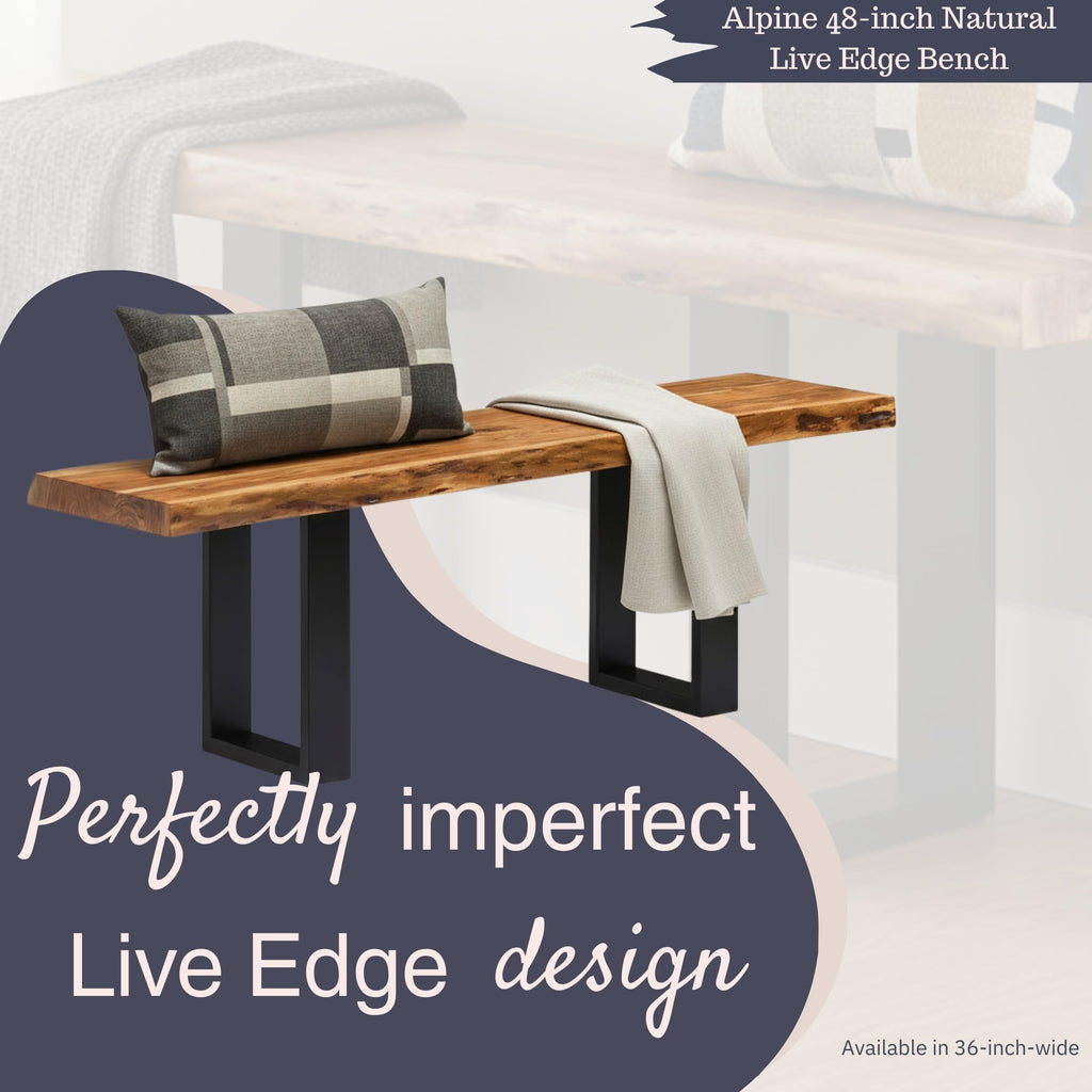 Solid Wood Entryway Bench N46219