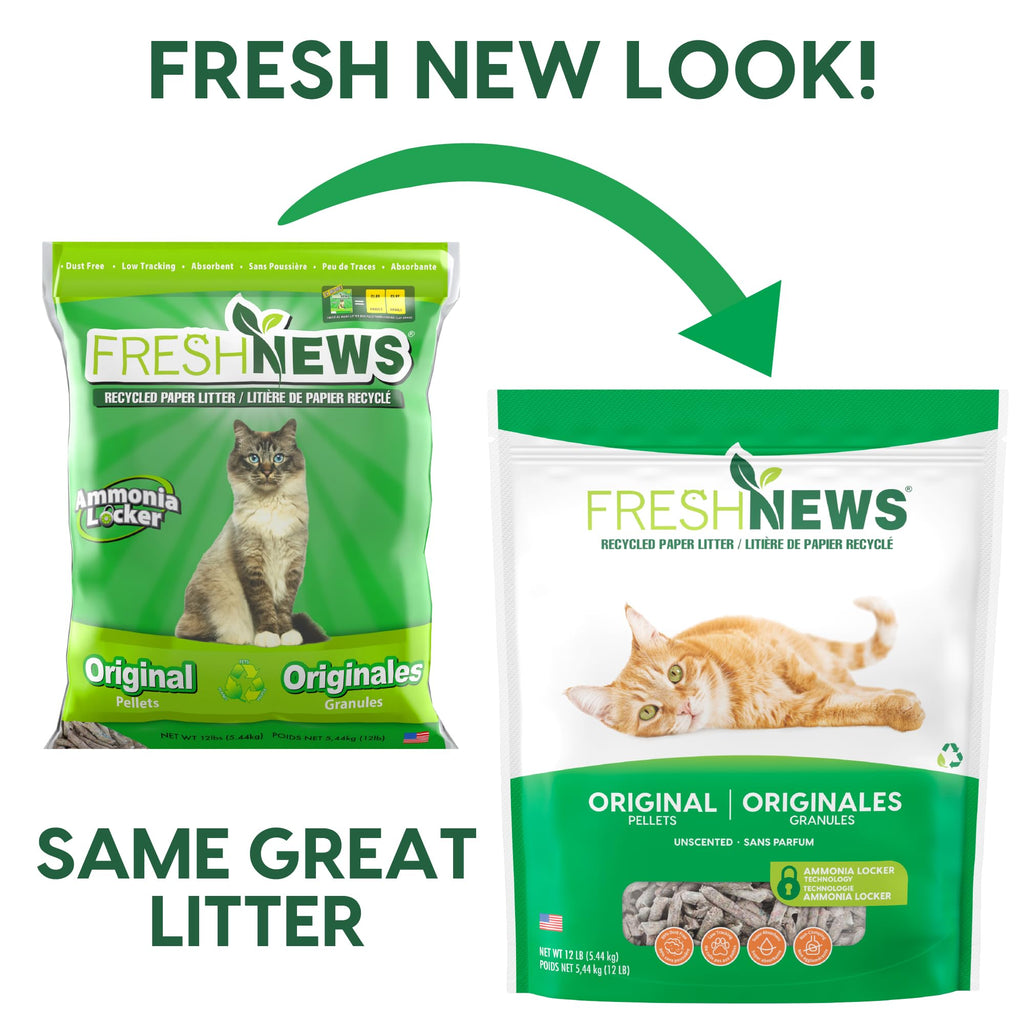 Non-Clumping Paper Cat Litter 25 Pound P89056