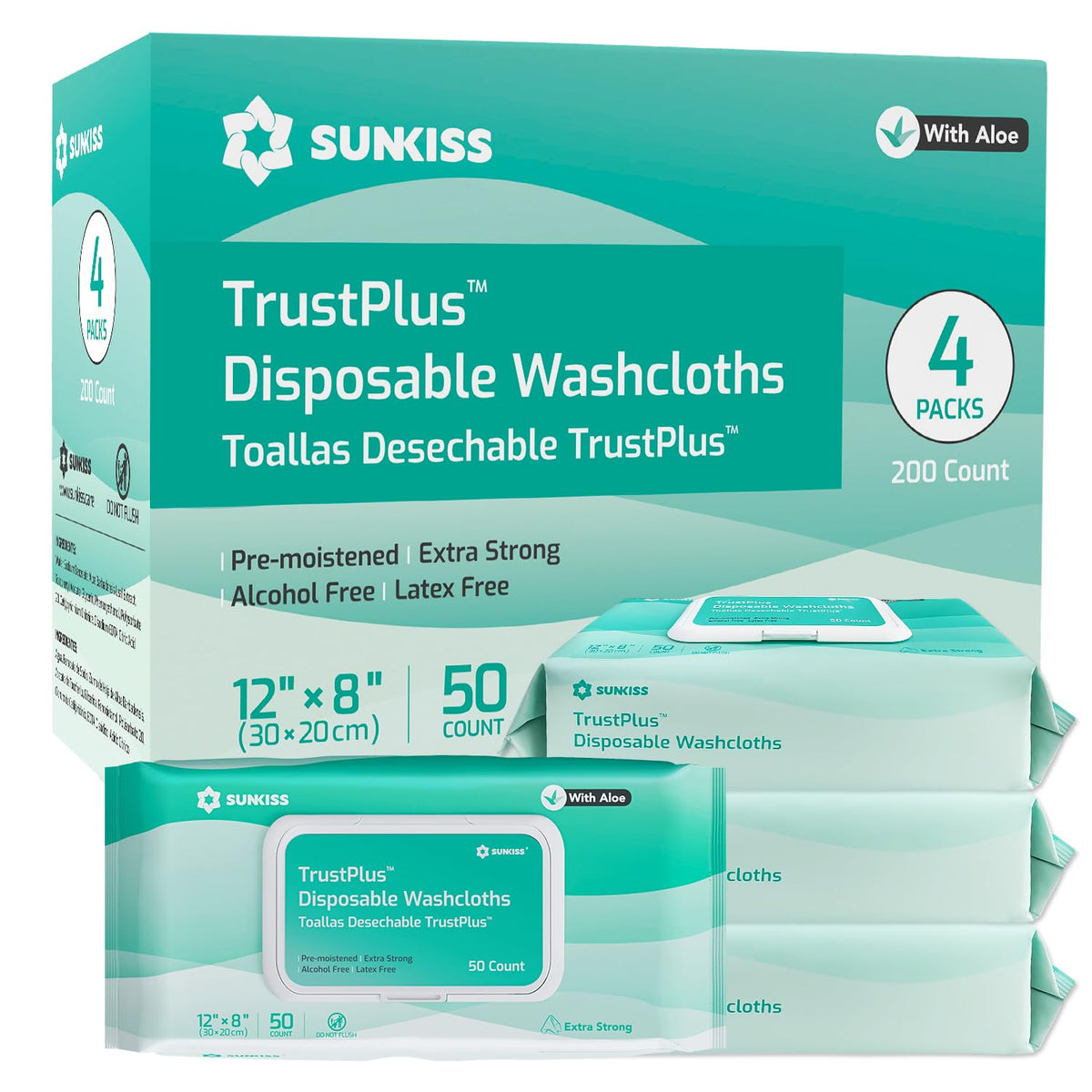 Incontinence Disposable Underwear Small/Medium 16 Count & Wet Wipes 200 Count O67351