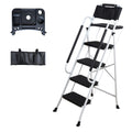 4 Step Ladder with Handrails 330lbs Capacity Q61631