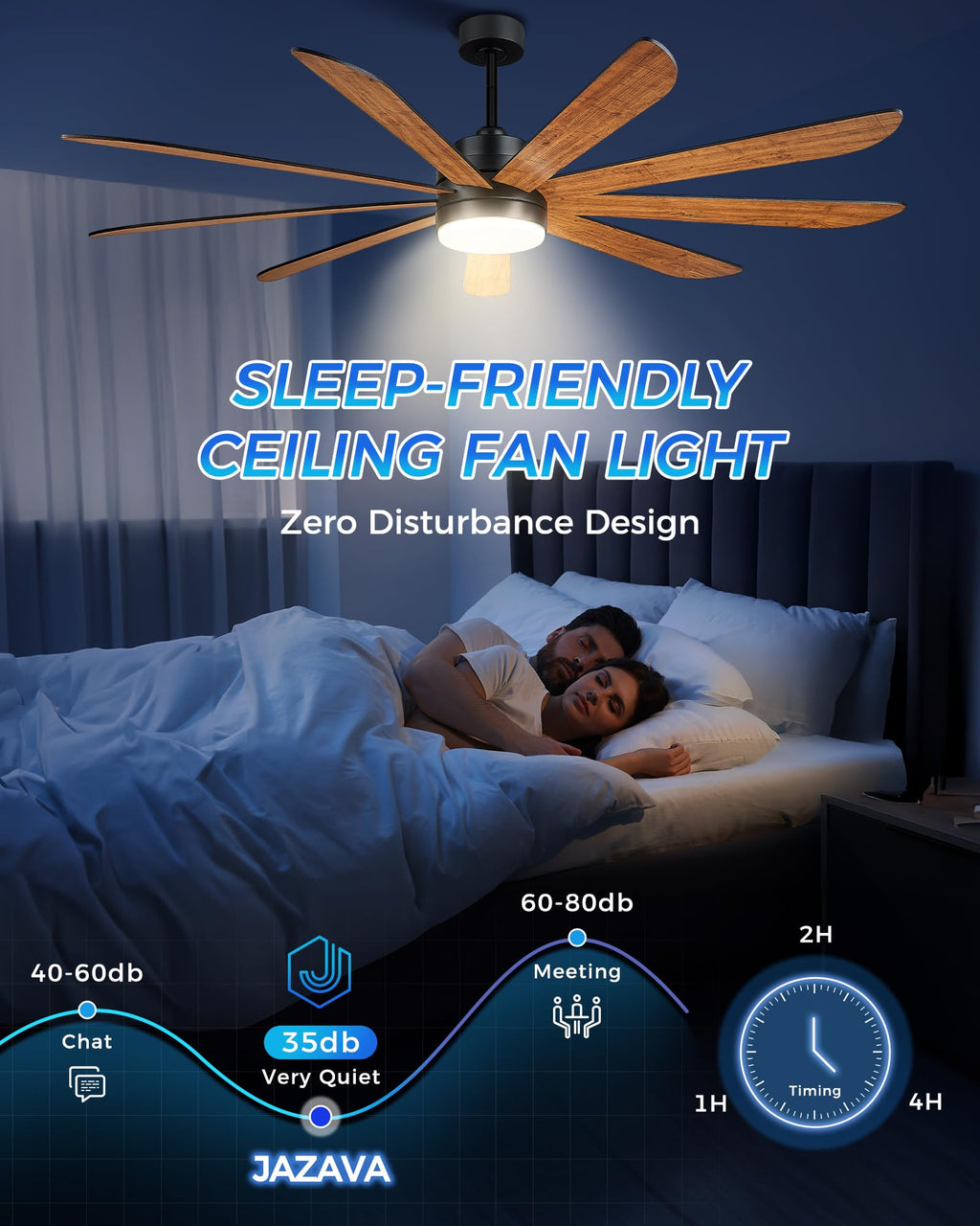 72 Inch Ceiling Fan with Light Z598