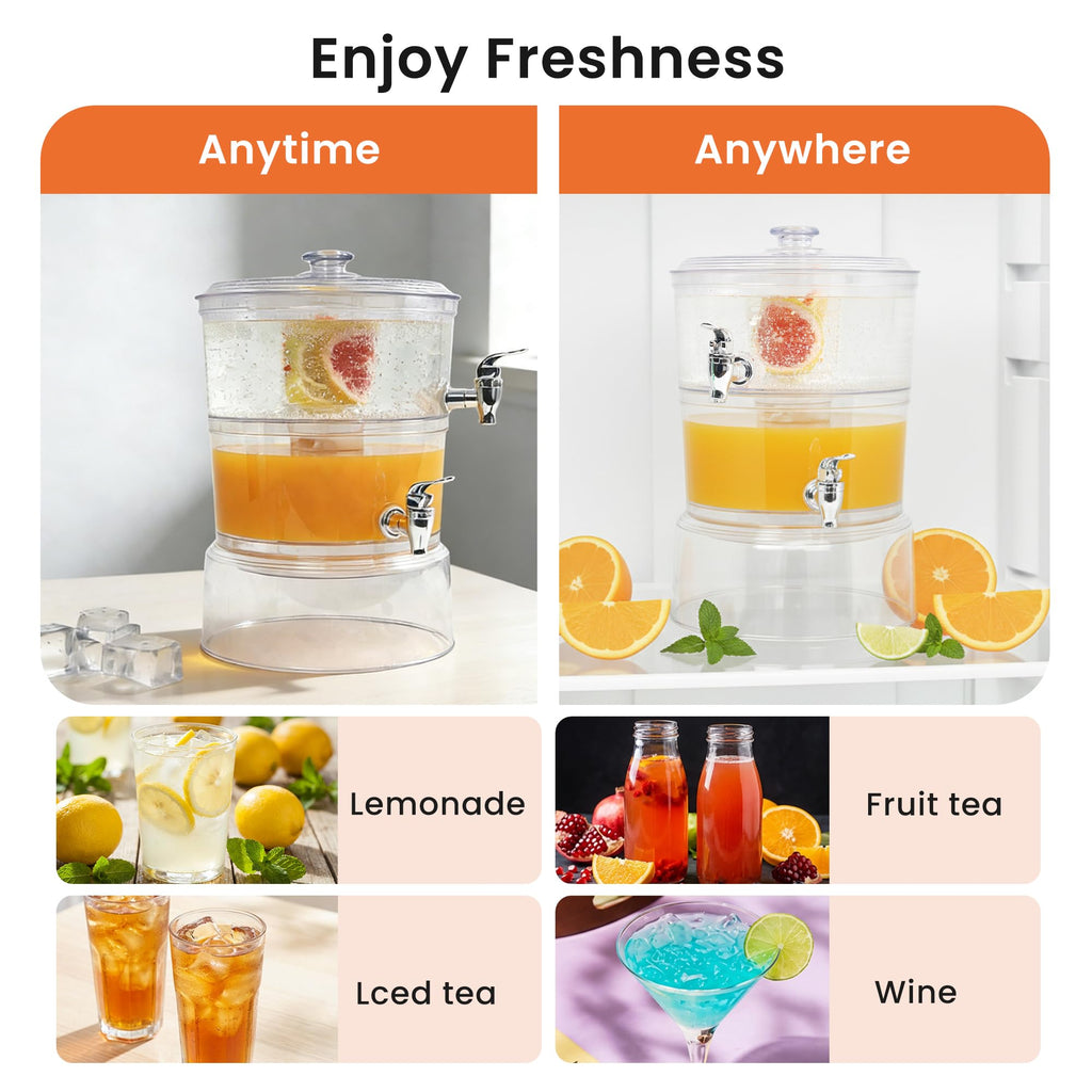 2 Gallon Beverage Dispenser with Stand T48710