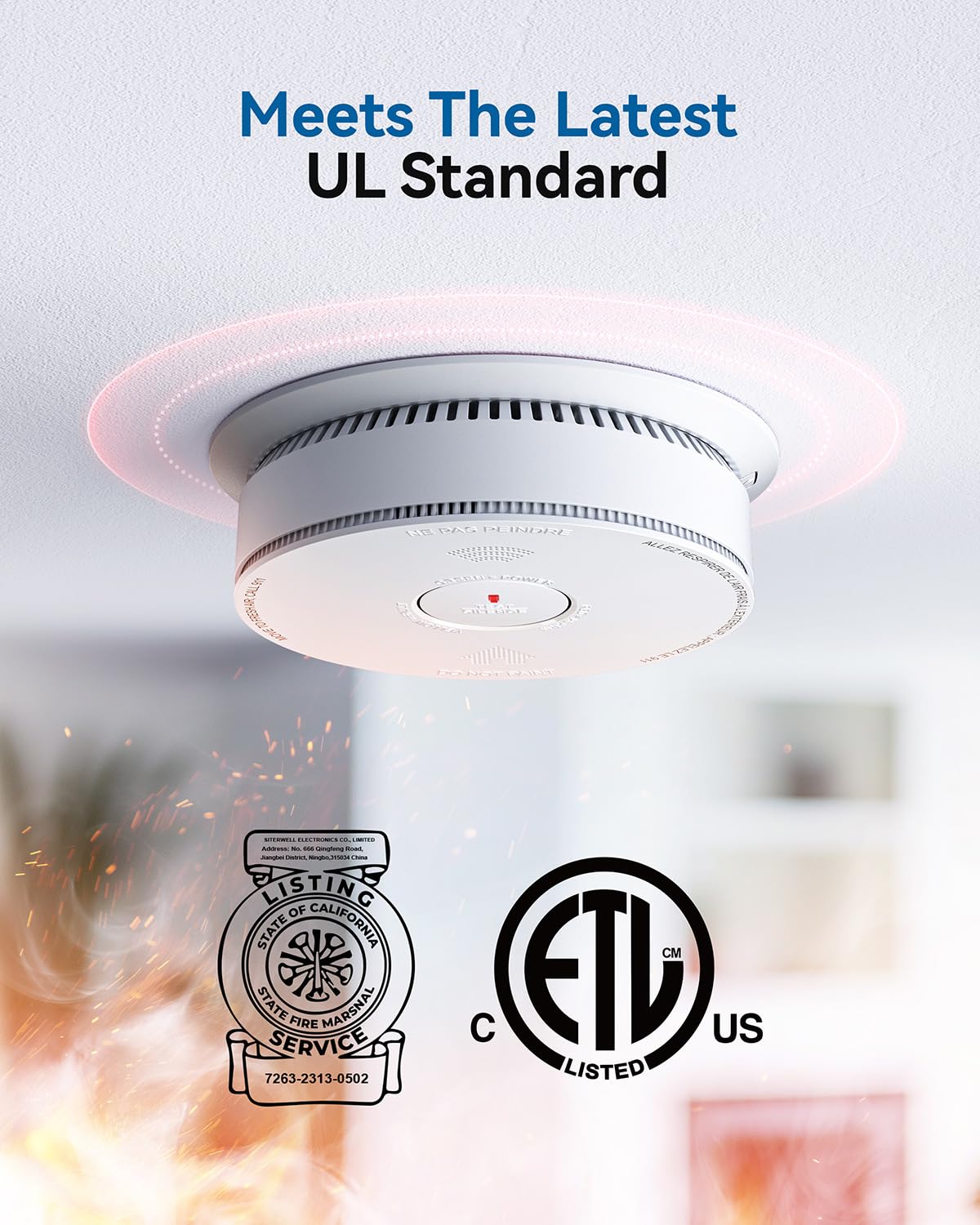 Smoke and Carbon Monoxide Detector Combo 10 Year Battery I362745