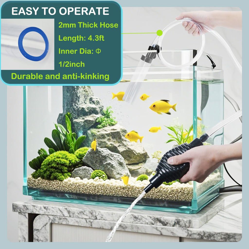 Aquarium Siphon Cleaner Fish Tank Water Changer Kit I95033