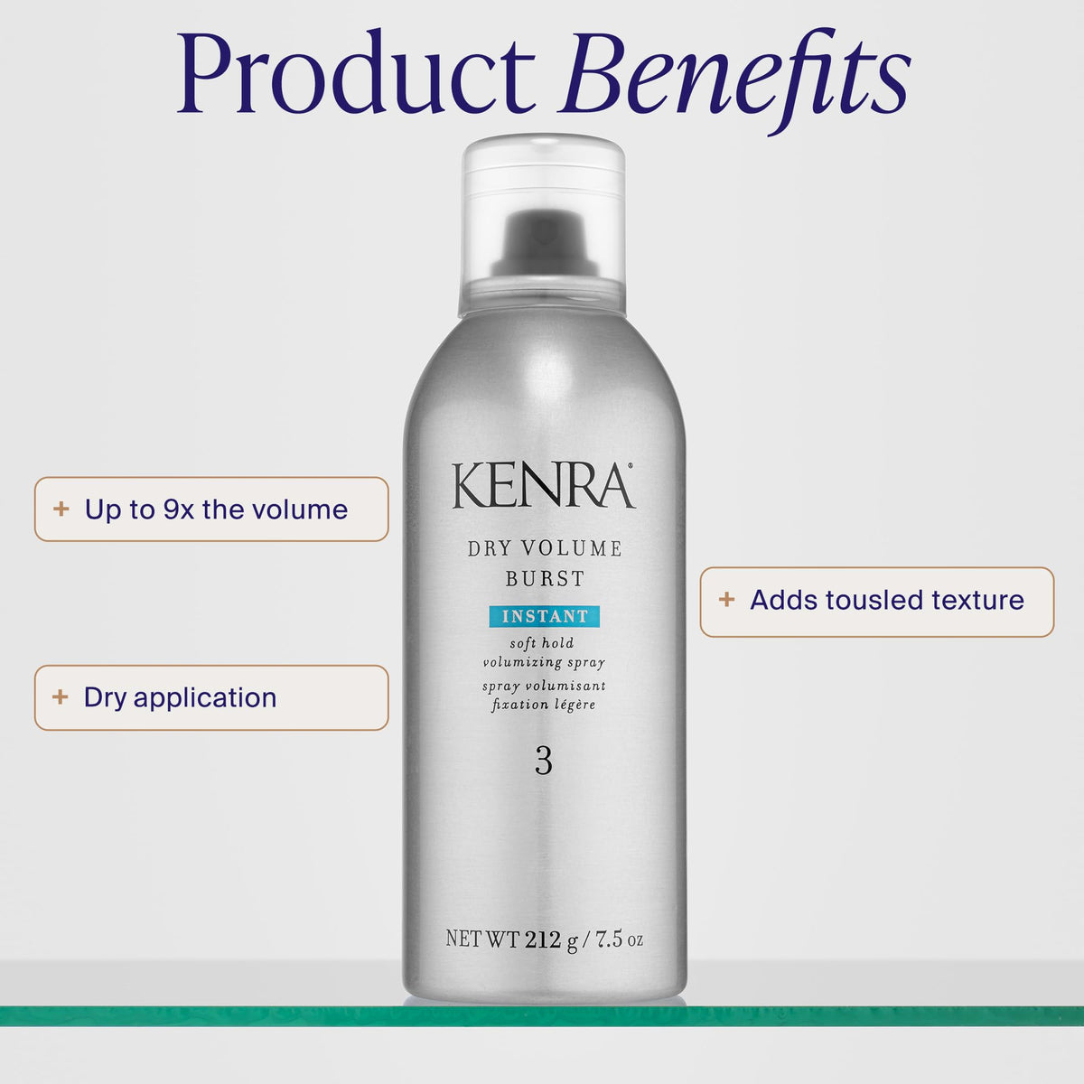 Instant Volume Hairspray Soft Hold Volumizing Spray F108