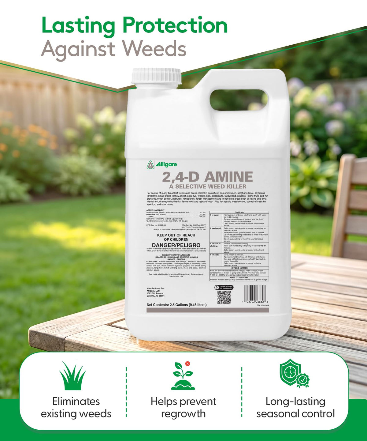 2,4-D Amine Weed Killer Concentrate 2.5 Gallons U77758