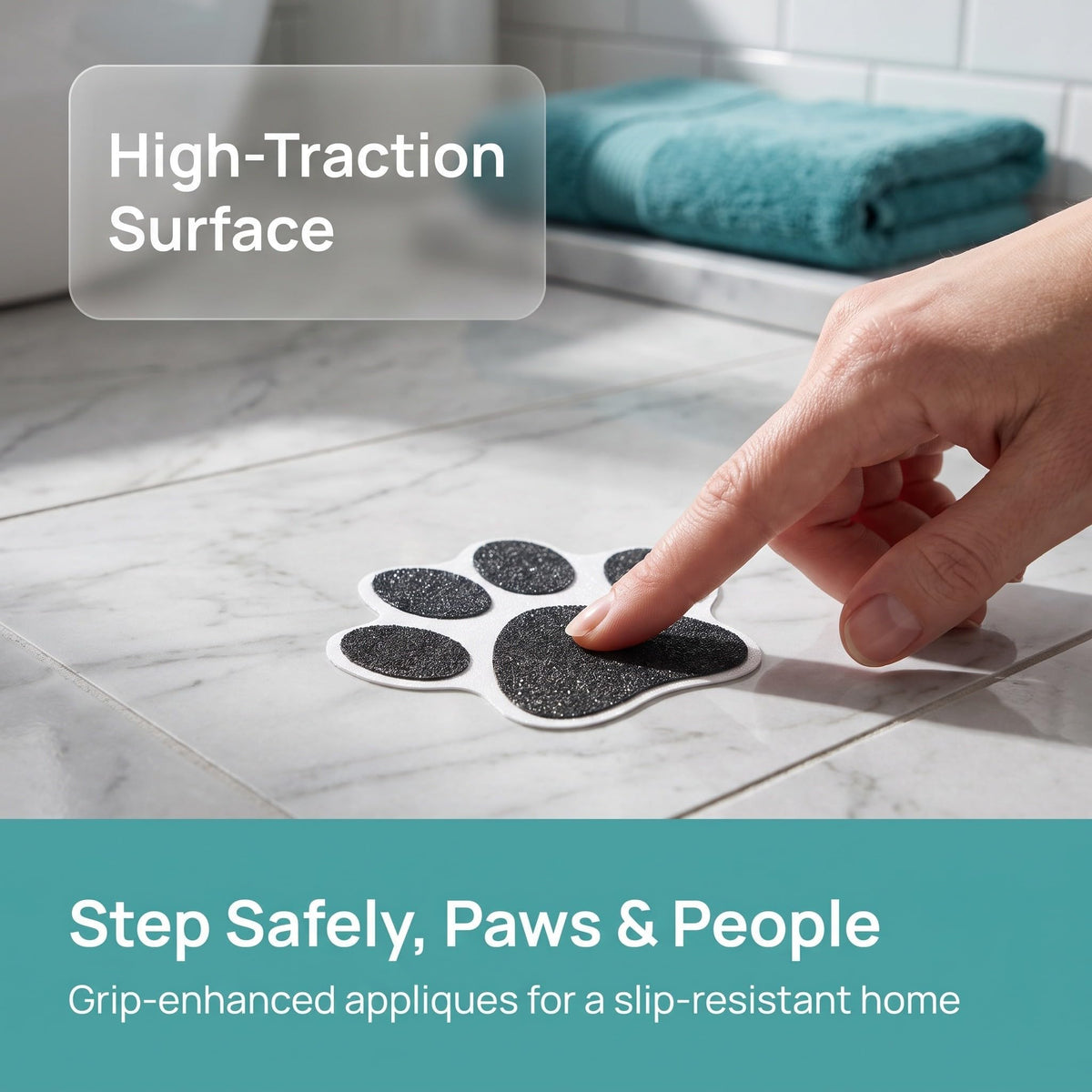 12pcs Non Slip Tub Stickers V25672