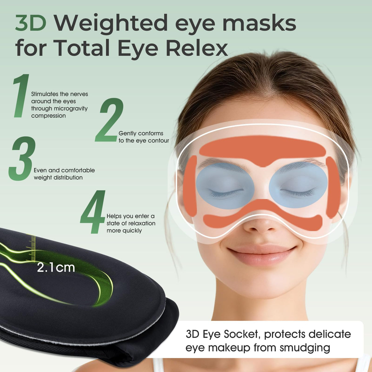 Bluetooth Sleep Mask with Hot & Cold Gel Insert O304