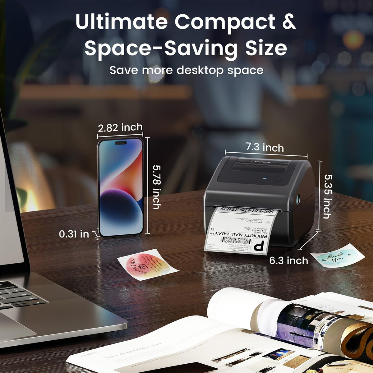 Bluetooth Shipping Label Printer L7862