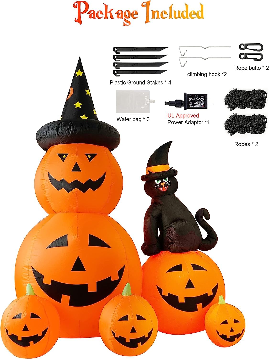 6 FT Halloween Inflatable Outdoor Decor E615967