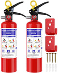 2 Pack 2.5 lb ABC Dry Chemical Fire Extinguisher K985562