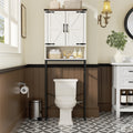 Over The Toilet Storage Cabinet with Adjustable Shelf, White M553662
