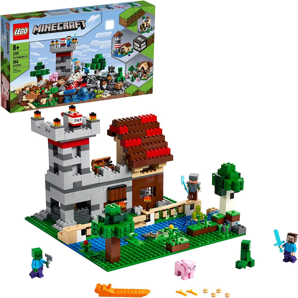 Minecraft Brick Construction Toy and Minifigures 564 Pieces R1288