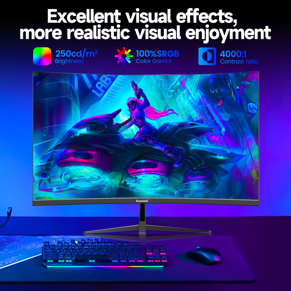32 inch Curved Gaming Monitor 165HZ A6619