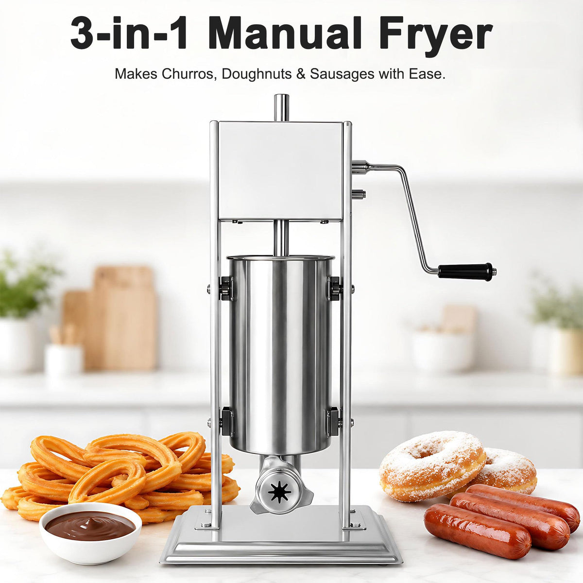 Sausage Stuffer and Churro Machine Combo L795