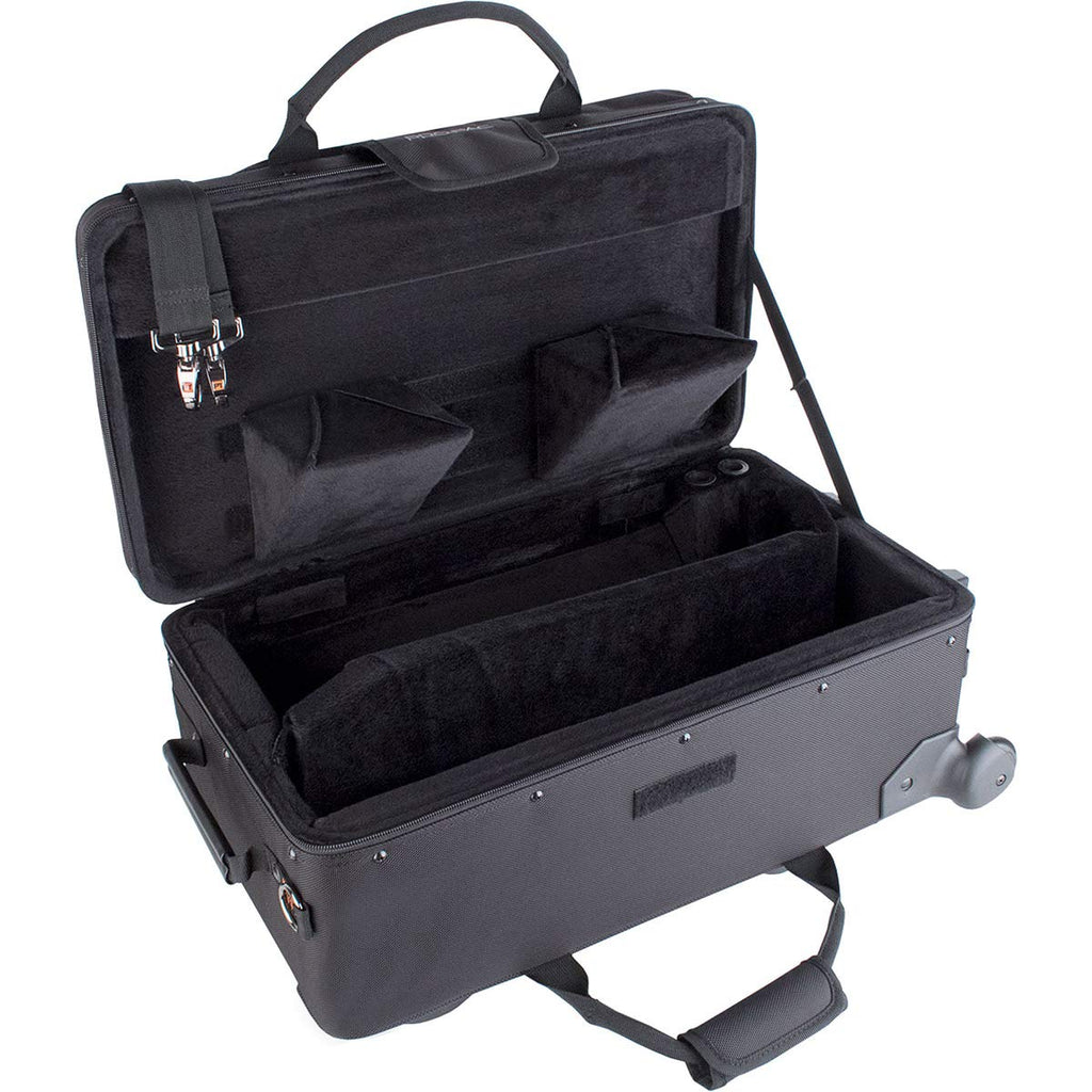 Trumpet/Auxiliary Combo Case with Wheels E393