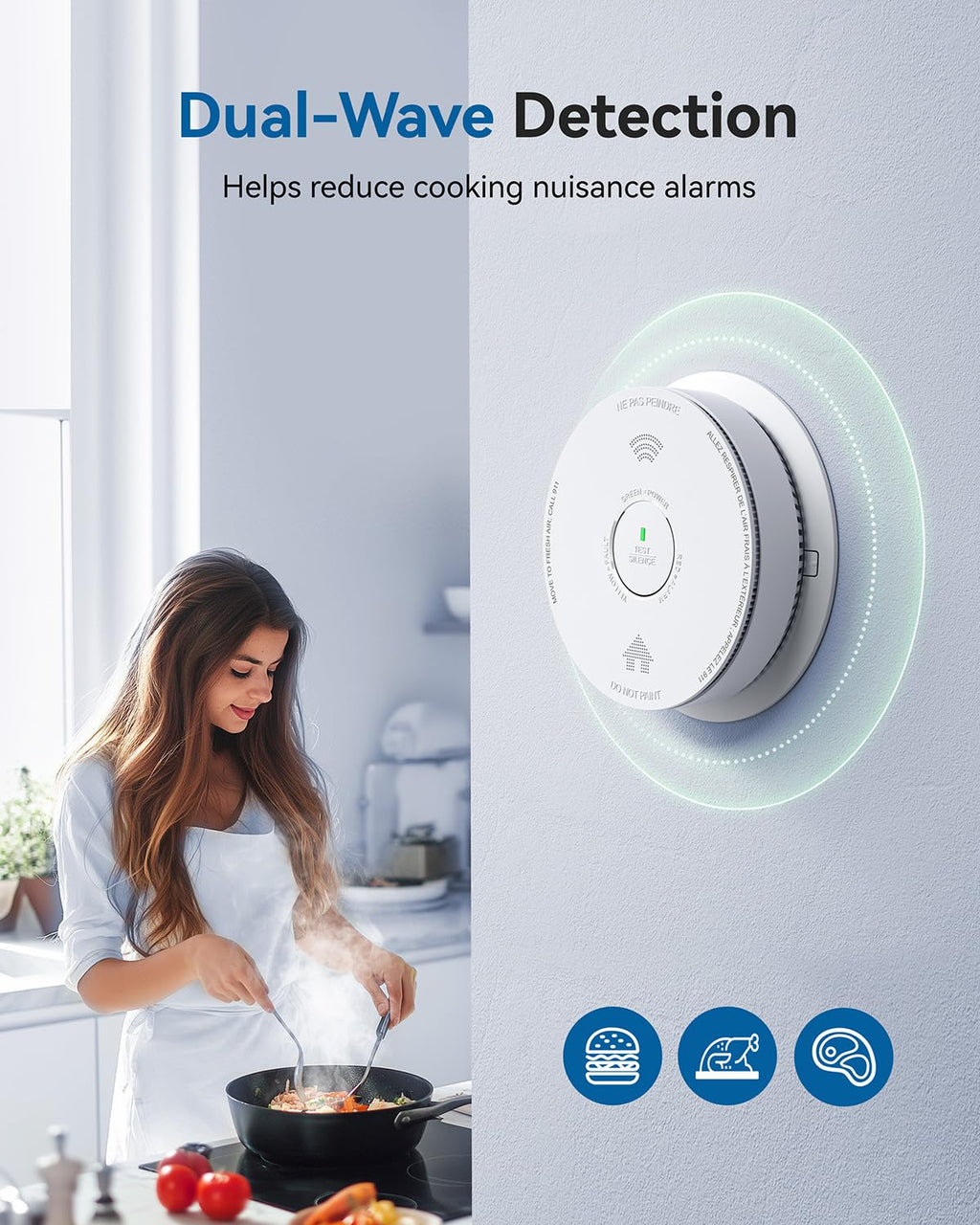 Smoke and Carbon Monoxide Detector Combo 10 Year Battery I362745