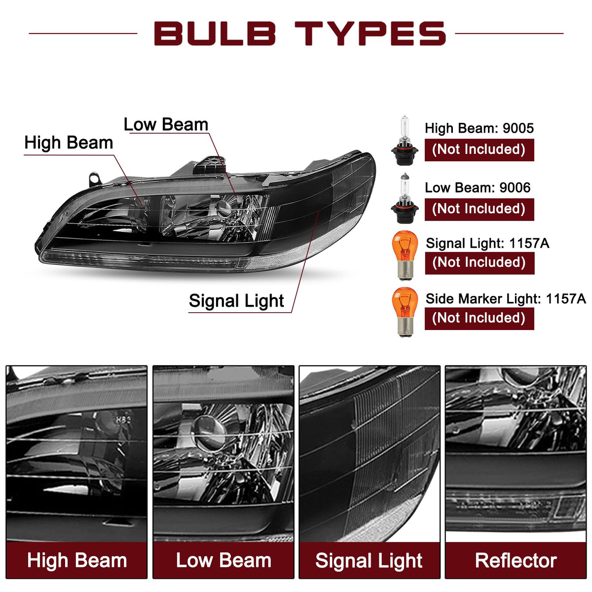 Headlight Assembly Set G625