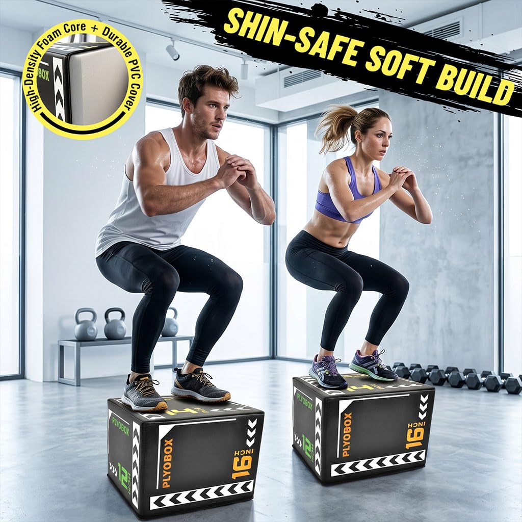 3-in-1 Foam Plyo Box 20/24/30 Inch E974601