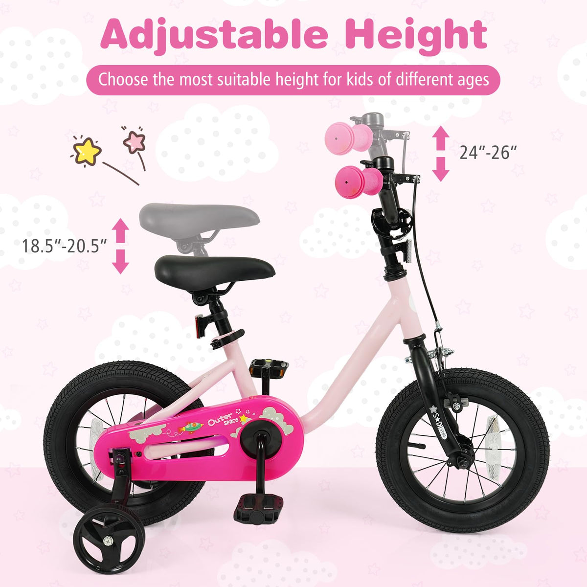 12 14 16 Inch Kids Bike with Training Wheels L579631