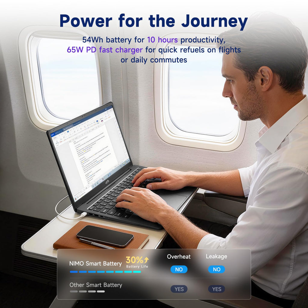 15.6" FHD Laptop, Intel 4 Cores, 8GB RAM, 256GB SSD J60690
