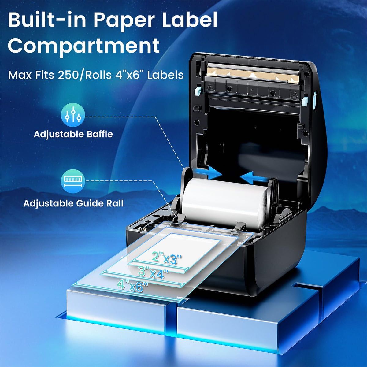 Bluetooth Shipping Label Printer L7862