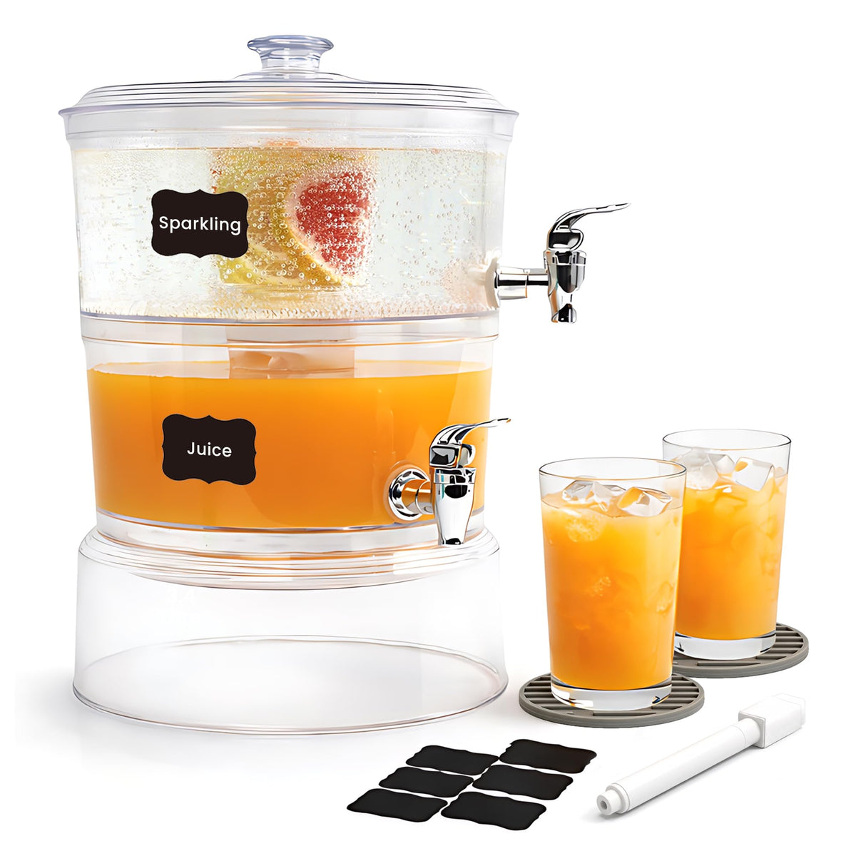 2 Gallon Beverage Dispenser with Stand T48710
