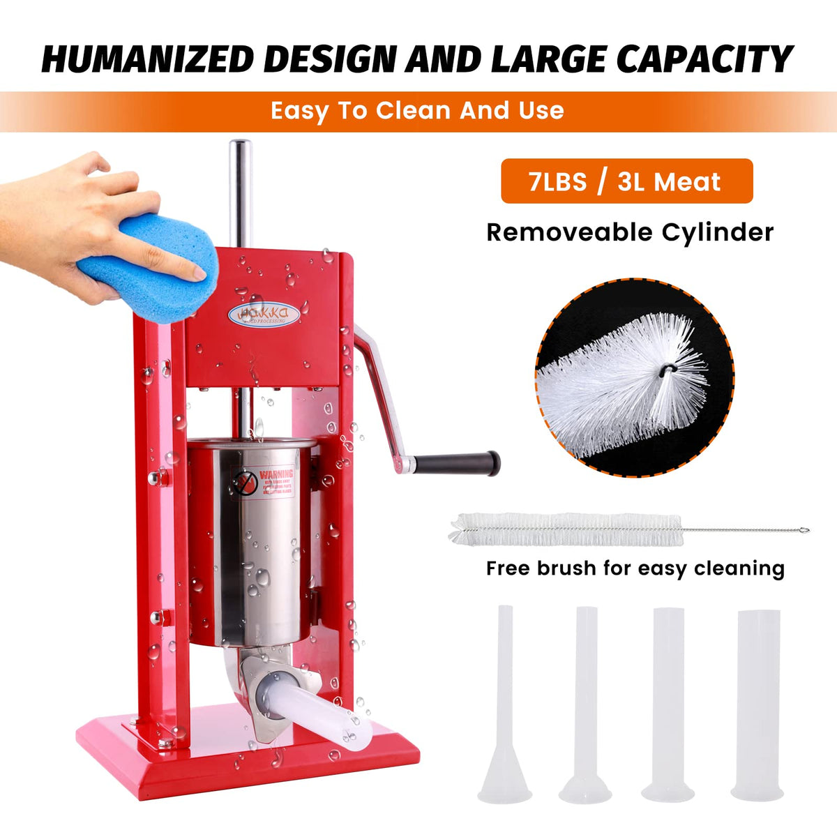 Stainless Steel Vertical Sausage Stuffer Y110