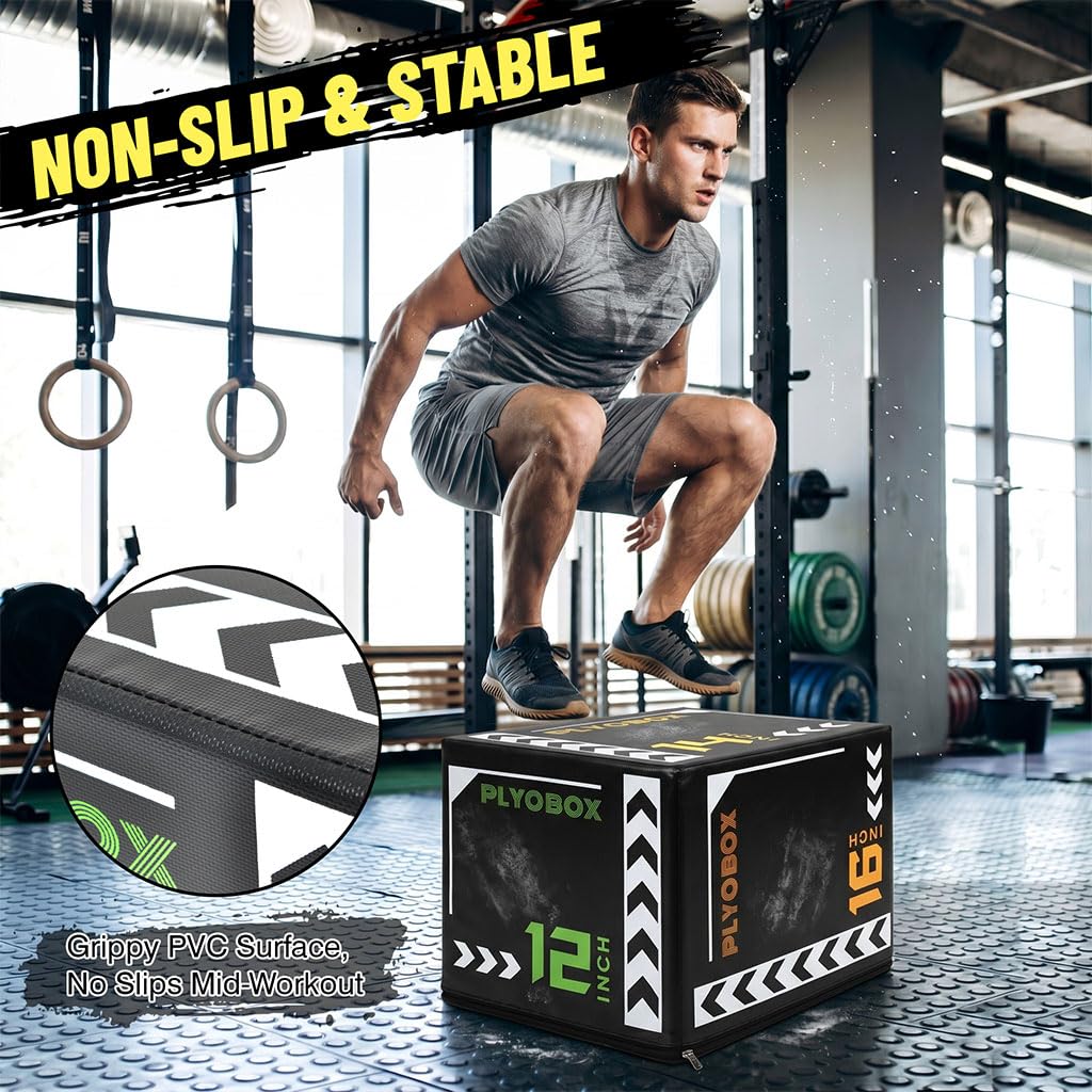 3-in-1 Foam Plyo Box 20/24/30 Inch E974601