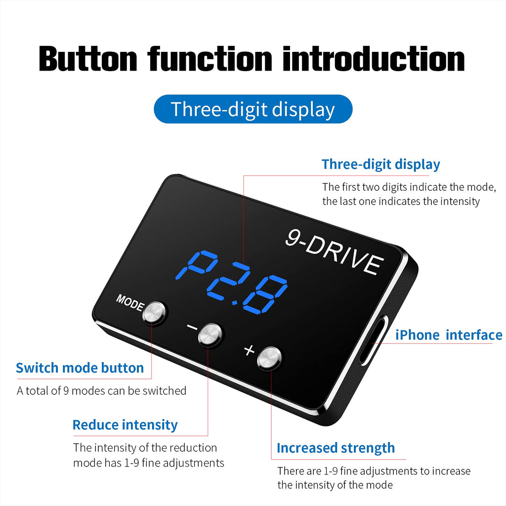 9 Drive Modes Electronic Accelerator B77723