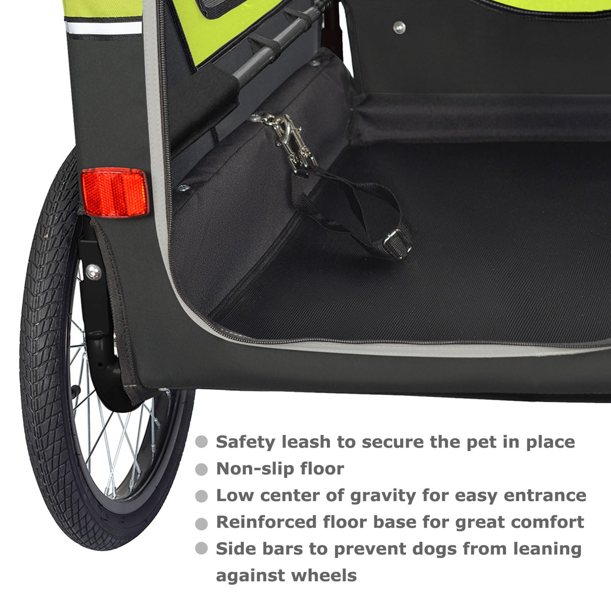XL Pet Bike Trailer & Stroller with Suspension Wheels M405305