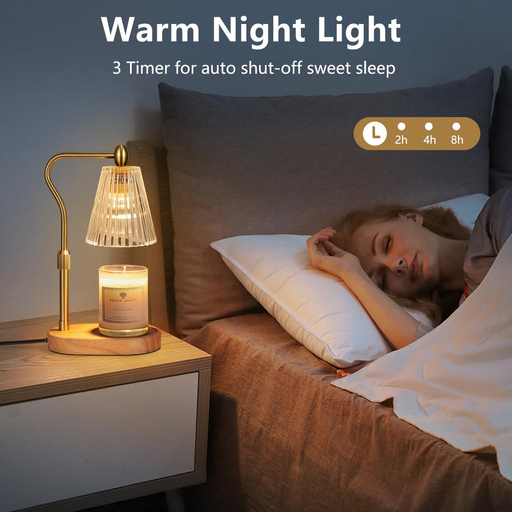 Candle Warmer Lamp with Timer and Dimmer Adjustable Height S8984