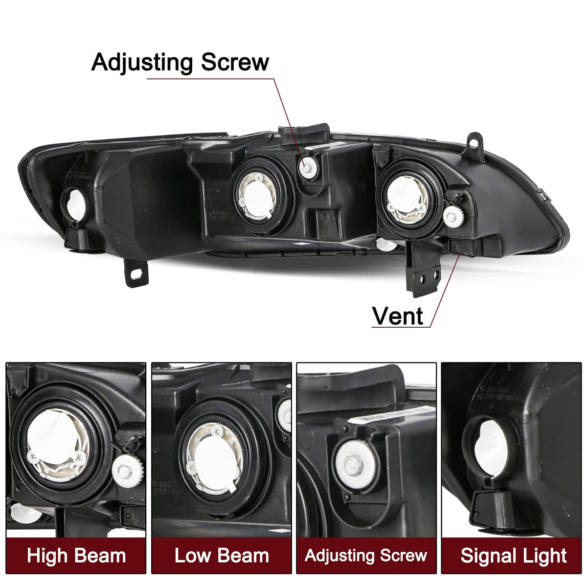 Headlight Assembly Set G625