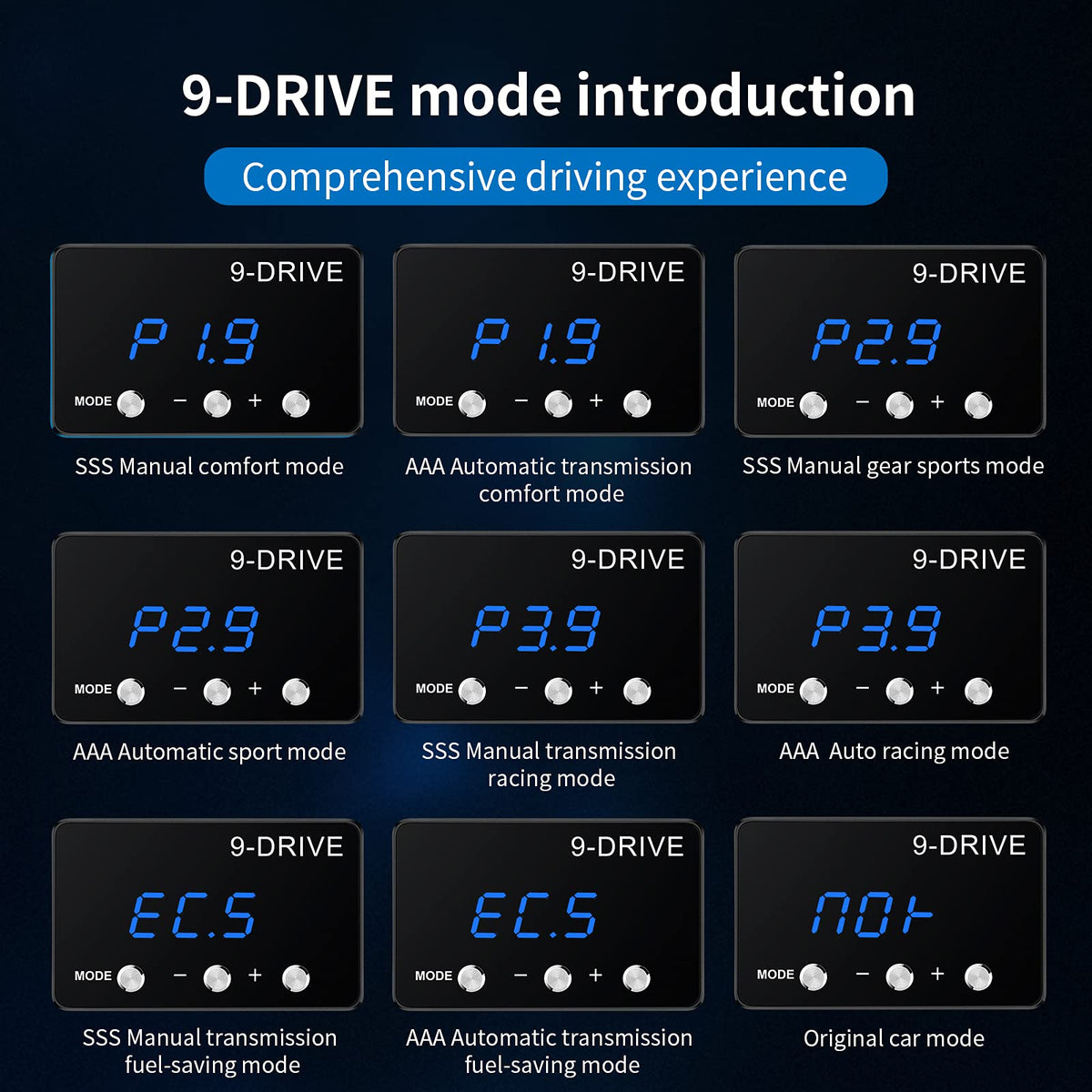 9 Drive Modes Electronic Accelerator B77723