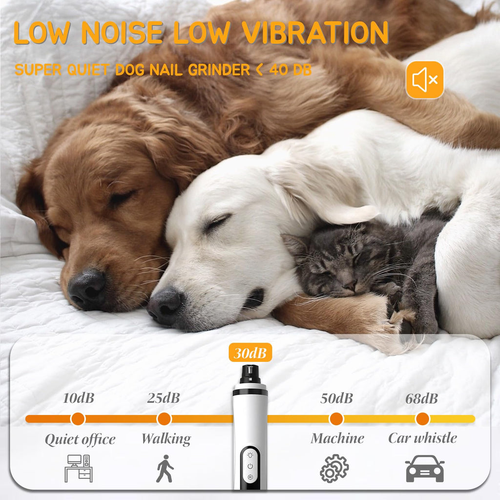 Silent Rechargeable Electric Pet Nail Grinder K883500