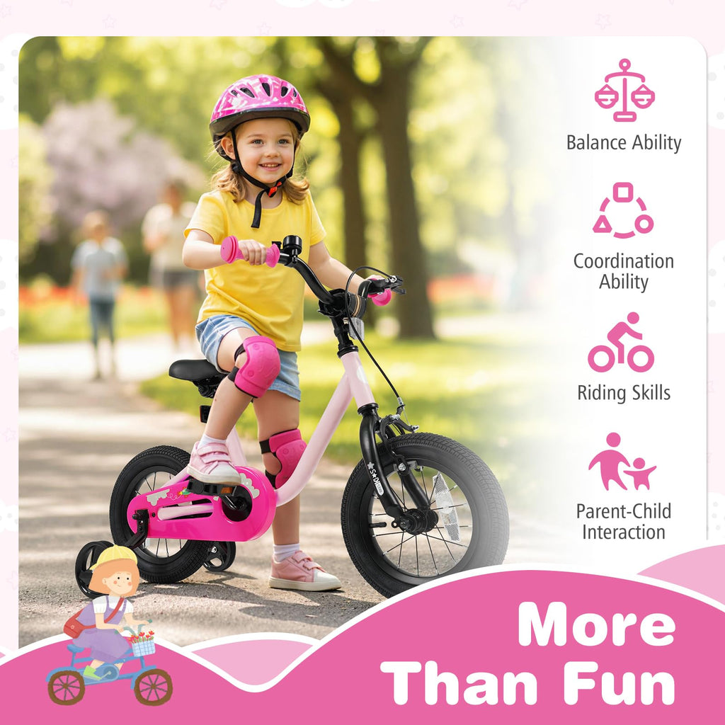 12 14 16 Inch Kids Bike with Training Wheels L579631