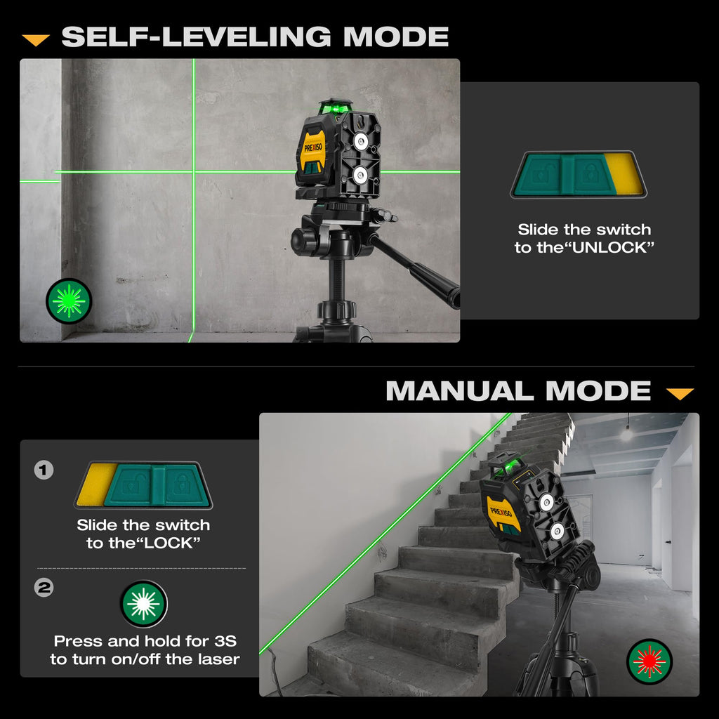 360 Laser Level with Tripod & 2 Plumb Dots R894