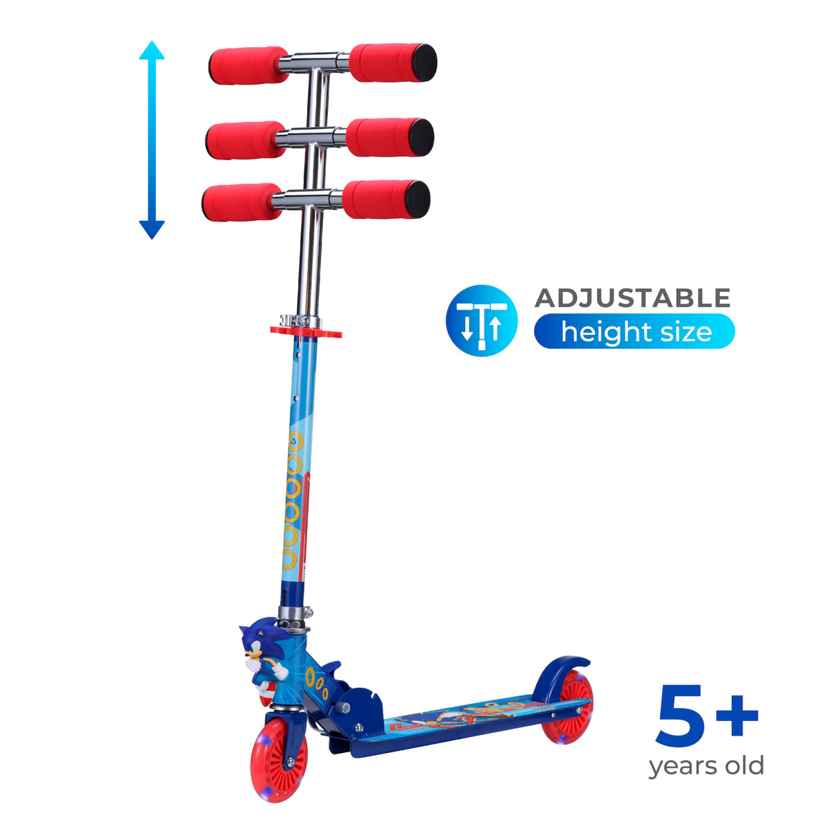 2 Wheel Foldable Kids Kick Scooter with LED Wheels G30445