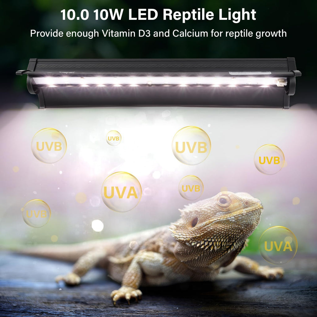 10W UVB Reptile Light Fixture 12 Inch G181
