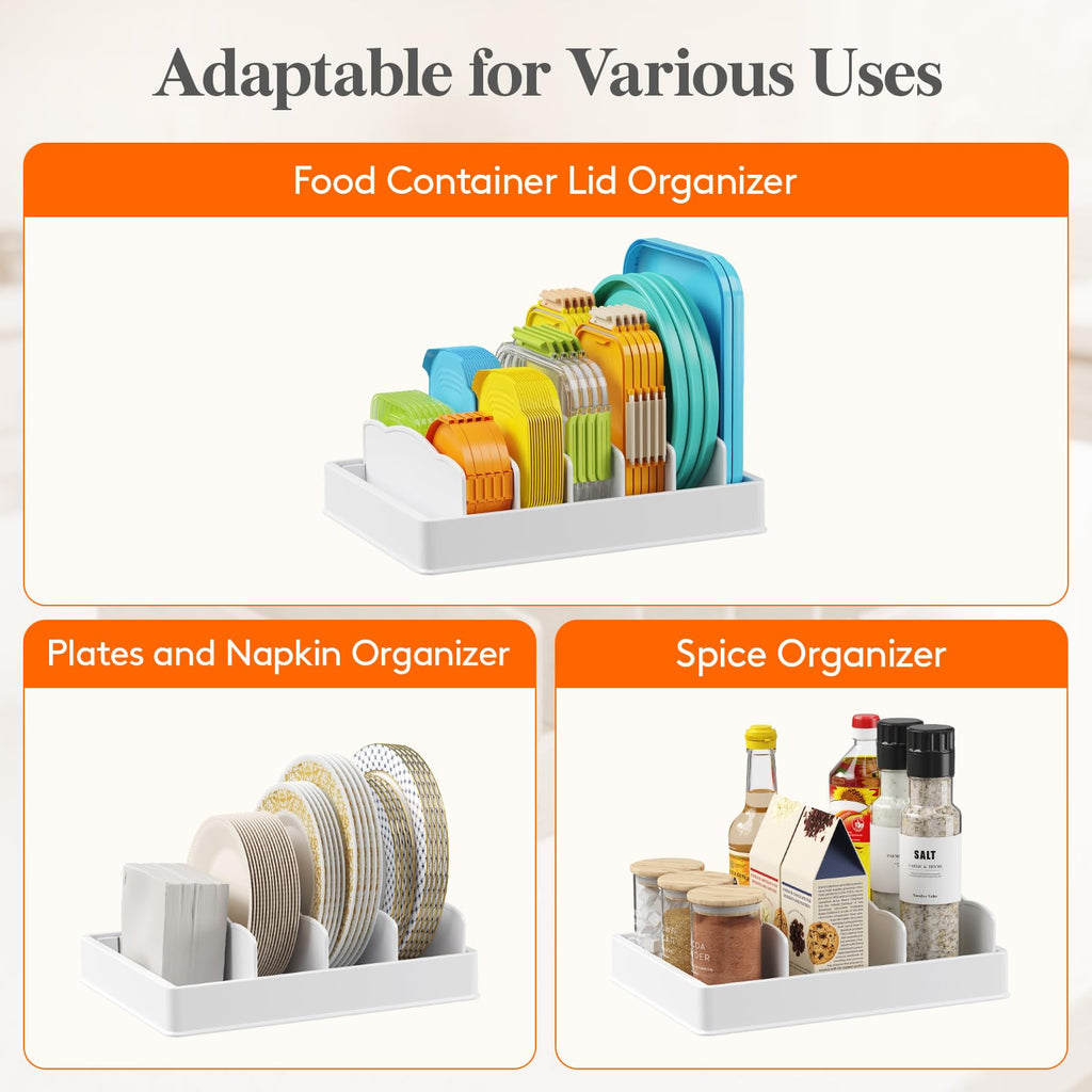 Kitchen Cabinet Organizer with 7 Sections Y63499